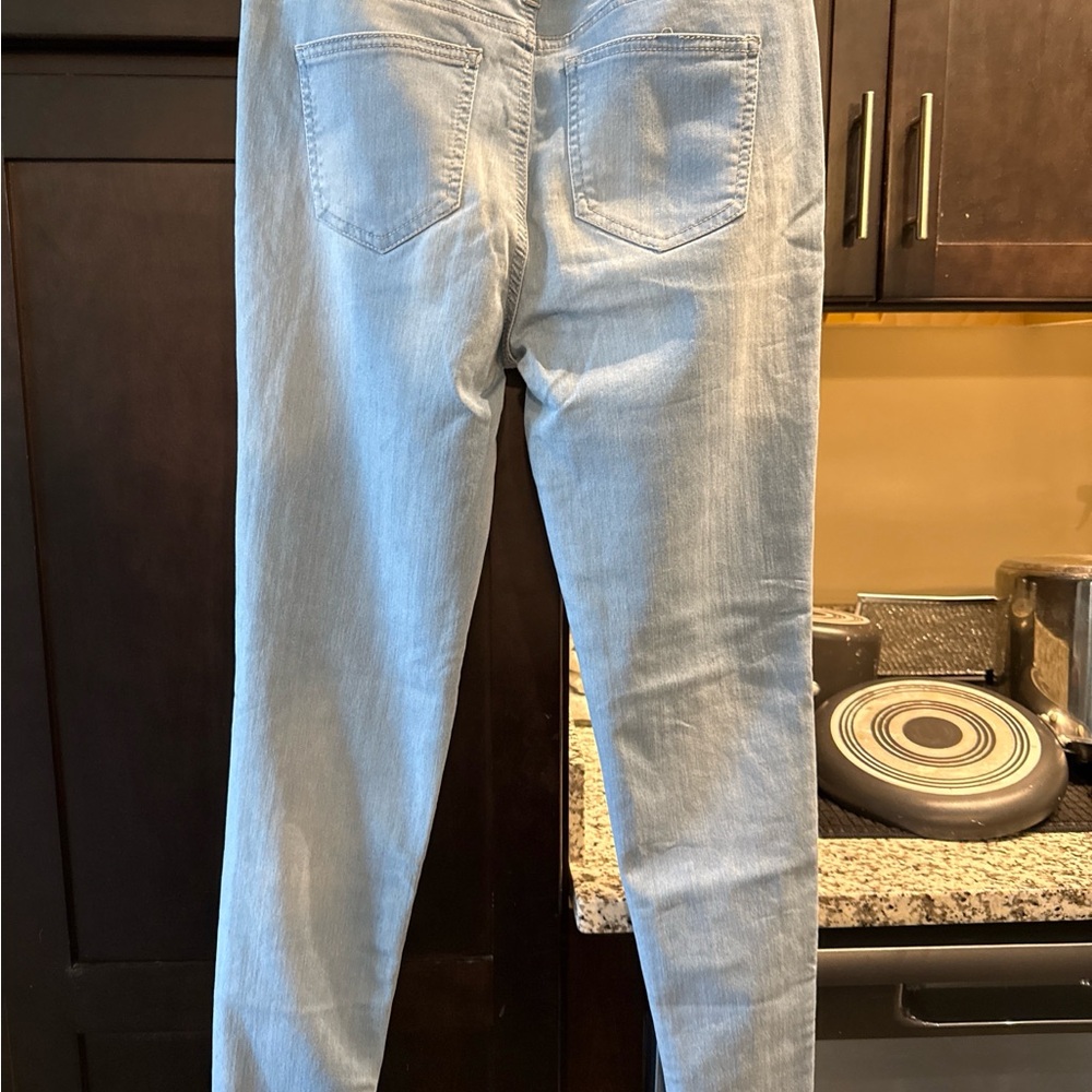 Celebrity Pink Straight Leg Jeans in Soft Blue